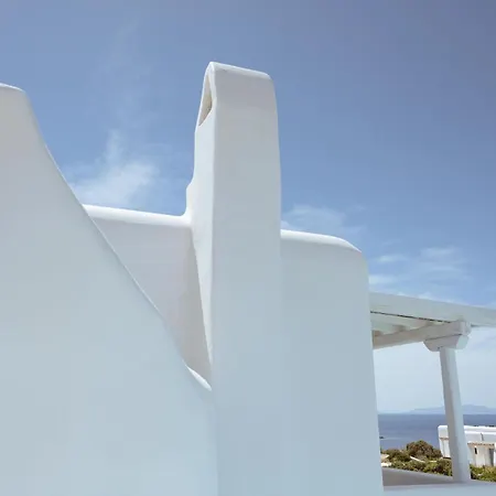 Daire Mykonos White Villa, 5 Bedroom With Private Pool And Breakfast *