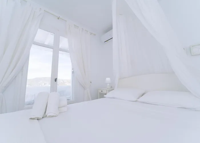 Mykonos White Prince Villa, 5 Bedroom With Private Pool And Breakfast Lägenhet Panormos (Mykonos)