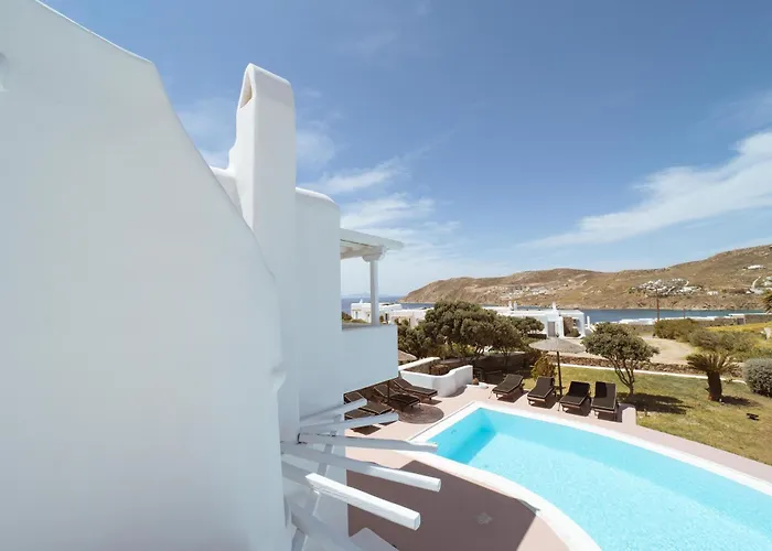 公寓 Mykonos White Villa, 5 Bedroom With Private Pool And Breakfast