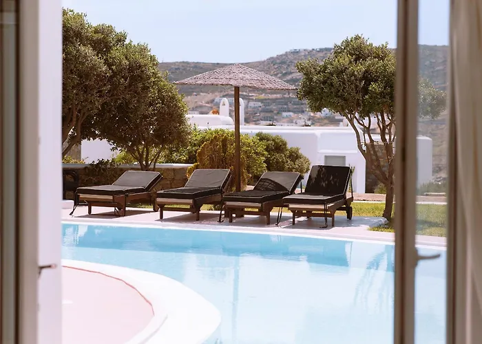 公寓 Mykonos White Villa, 5 Bedroom With Private Pool And Breakfast *