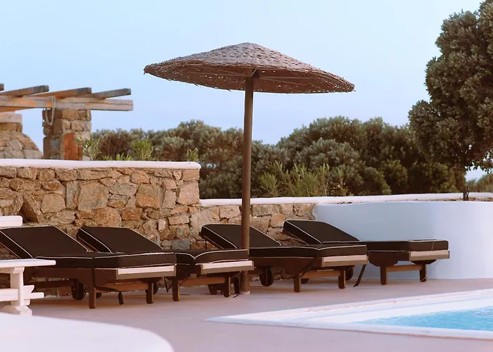 公寓 Mykonos White Villa, 5 Bedroom With Private Pool And Breakfast 帕诺尔莫斯米科诺斯