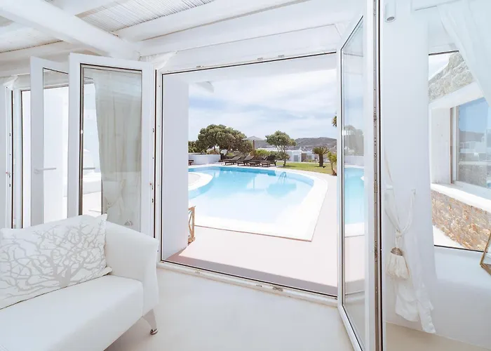 公寓 Mykonos White Villa, 5 Bedroom With Private Pool And Breakfast