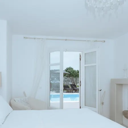 Mykonos White Villa, 5 Bedroom With Private Pool And Breakfast Apartment Kalo Livadi